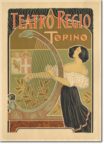 BOANO. Teatro Regio Torino. 1898