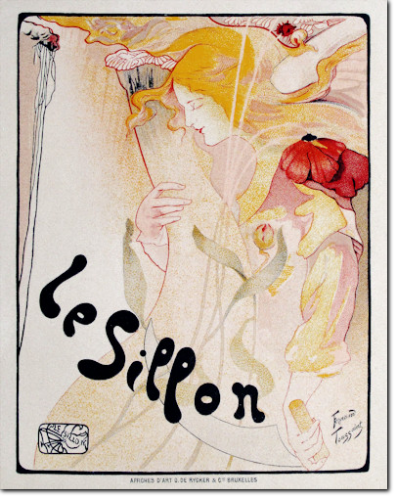 TOUSSAINT. Le Sillon. 1897. Litografia