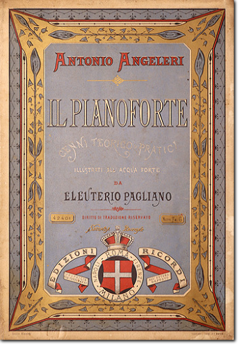 ANGELERI - PAGLIANO. Il Pianoforte. 1872