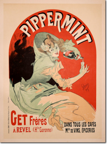 CHERET. Pippermint. 1900