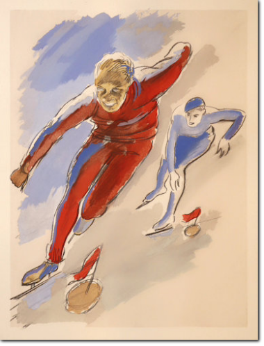 UZELAC. Pattinaggio su ghiaccio. 1932