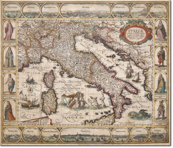 VERBIEST. Italiae, Sardinae, Corsicae... 1624 